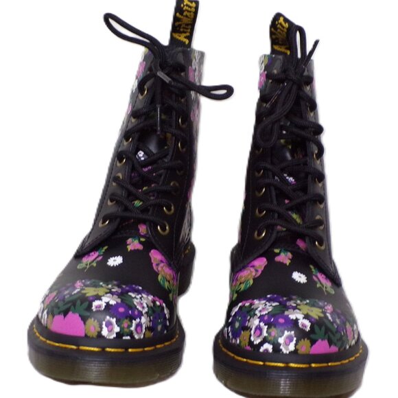 🆕 DR. MARTENS 1460 Vintage Floral Lace-Up Ankle Boot Bootie 7 - Picture 8 of 16